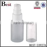 China Frosted 20 30 50 100ml Glass Bottle Hot Products Cosmetic Lotion Glass Bottle 100ml pp Pump Pet Cover thumbnail-4