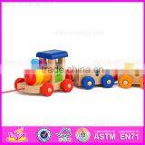 2016 Hot Sale Baby Wooden Educational Train Toy, Top Fashion Kids Wooden Educational Train Toy W05C071 thumbnail-6