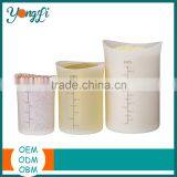 Wholesales Silicone Transparent Measuring Cups for Baking thumbnail-1