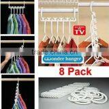 8pcs Multifunctional Closet Space Saving Wonder Hanger thumbnail-2