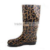 Leopard Print Sexy Waterproof Rain Boots Manufacturer thumbnail-2