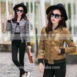 Wholesale 100% Cotton Sateen Custom Embroidered Winter Bomber Jacket thumbnail-6