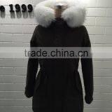 Lady Colour Fur White Clour Multi Colour Parka thumbnail-1