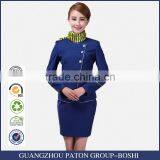 Navy Blue Airline Uniforms Flight Attendant Outfit thumbnail-1