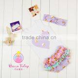 Wholesale Kids Clothes Outfits Wholesale Clothing Dubai Ruffle Shorts Set thumbnail-5