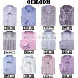 China Factory Cheap Custom Long Sleeve 100% Cotton Check Shirt 120 Grams for Men thumbnail-3