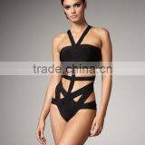 One Pieces 2015 New Sexy Women HL Celebrity Bandage Swimwear thumbnail-1