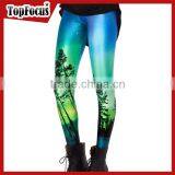 Sports Apparel With Hidden Pocket 2017 Women Yoga Leggings Wholesale Sexy Girls Sports Digital Printing Leggings thumbnail-2