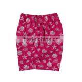 Best Quality Sea Star Print Pink Kids Board Shorts thumbnail-4