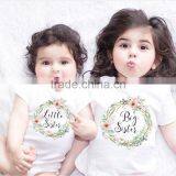 S17531A Baby Toddler Little Girl Sister Clothing Baby Bodysuit thumbnail-1