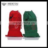 Wholesale Christmas Canvas Santa Sack With Red Drawstring thumbnail-4