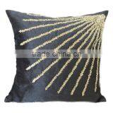 Mother Of Pearl Embroidery, Sun Burst Pillow , Sun Burst Pattern Pillow, Decorative Pillow Cover,Couch Pillow thumbnail-2