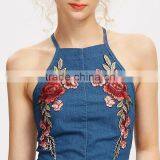 Embroiedered Design Secy Tank Top, Ladies Fashion Cami Clothing thumbnail-5