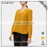 Latesed Women Chiffon Blouse Sexy Collar Blouse thumbnail-1