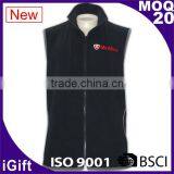 Fleece Vest With Light Weight Emborider Logo Vest thumbnail-1