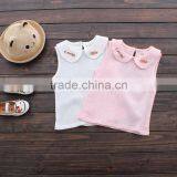 Wholesale Summer Cotton Printing Girls Shirt Dress Sleeveless thumbnail-4