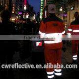 Fabric Photoluminescent Reflective Tapes Sewing on Overall Vest thumbnail-4