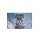 Ball Check Plastic UPVC / PVC Diaphragm Valve Flange Connection Vertical Install BS