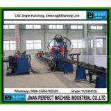 High Speed CNC Angle Punching, Shearing & Marking Line