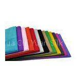 Red / Blue / Purple Long Wool Scarves Hand Screen Printing Scarves 70*190cm