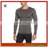 Custom Mens Running Long Sleeve Compression Base Layer Shirts MLL741 thumbnail-3