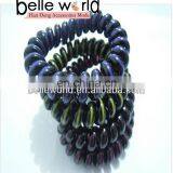 Wholesale Stripe Telephone Wire Hair Tie for Women thumbnail-1