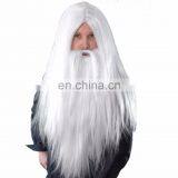 Halloween Carnival Party Wizard Wig for Adults thumbnail-1