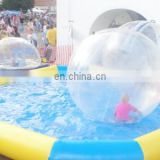 inflatable zorb ball with swimming pool/Durable PVC zorb pool /water pool