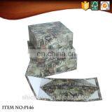 Square Paper Foldable Storage Box With Lids thumbnail-3