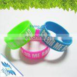 Luminous Rubber Wristbands Glow in Dard Silicone Special Design in Customized thumbnail-6