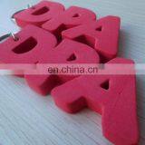 Custom Red Alphabet Letters Eva Foam Floating Key Ring for Sale thumbnail-4
