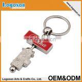 2015 Newest Novelty Gift Items Custom PRAHA Metal Spinning Keychain