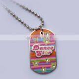 Custom Logo Printed Gold Metal Blank Dog Tag thumbnail-5