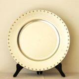 Christmas Plate Plastic Charger Plate Made in China YF-60008 thumbnail-2