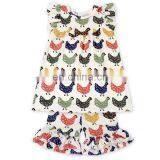 Floral Remake Baby Girls Clothing Kids Unique Boutique Ruffled Capri Sets Persnikety Summer Outfit thumbnail-4