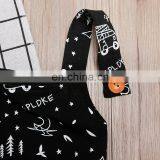 Toddler Boy Jumpsuit Baby Summer Romper Cartoon BUS Letter Print thumbnail-6