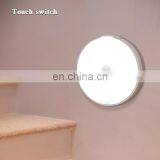 Manufacturer 20mm Round Battery Powered Wireless PIR Mini Indoor Night Light With Motion Sensor thumbnail-5