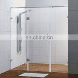 8mm Tempered Glass Wholesale Custom Sliding Door Stainless Steel Shower Enclosure Chrome Shower Screen thumbnail-5