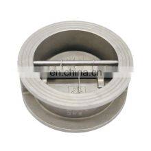 Bundor ss 316 Stainless Steel Non Return Valve 1.6Mpa Dual Plate 4 - 6 Inch 100mm Check Valve thumbnail-1