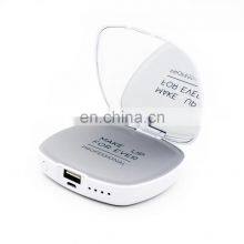 Private Label Power Bank Female Make-up Mirror Power Charger Handy Power Bank Charger 2200