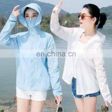 Motorbike Breathable Luxury Anti UV Sun Protection Beach Safety Protective Nylon Clothing Jacket Women With Mask thumbnail-5