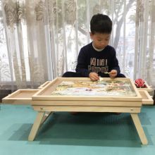 Kids Jigsaw Sorting Table 4 Drawers Wooden Puzzle Board Wooden Jigsaw Table   Puzzle table