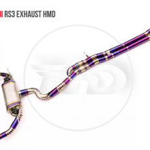 Titanium Alloy Exhaust Pipe Manifold Downpipe is Suitable for Audi RS3 Auto Replacement Modification Electronic Valve Whatsapp008613189999301 thumbnail-2