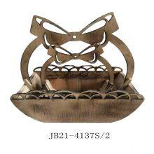 New Decorative Vintage Natural Wholesale Wooden Display Crates thumbnail-1