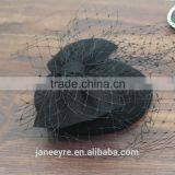 2015 Fashionable Mini Wool Hat Fascinator Hat With Veiling thumbnail-5