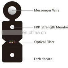 China Manufacturer LSZH Jacket Steel Wire/FRP/KFRP G652/G657/655 Indoor and Outdoor FTTH Drop Cable GJYXFCH thumbnail-3