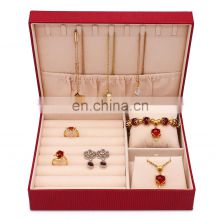Necklace Ring Storage Organizer Jewelry Travel Case Women Jewelry Storage Box