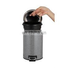 Many Size Lid Stainless Steel Trash Can Sanitary Bin for Ladies thumbnail-5