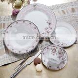 Tangshan Bone China Porcelain Dinnerset With Ring Decal thumbnail-1