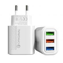 2021 New Product EU/US Plug Quick Charger USB Charger for Mobile Phone Travel USB Ports thumbnail-1